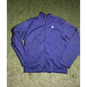 Nike Vintage ACG Men's Full Zip Jacket Blue Stand-Up Collar Size M Mid-Length